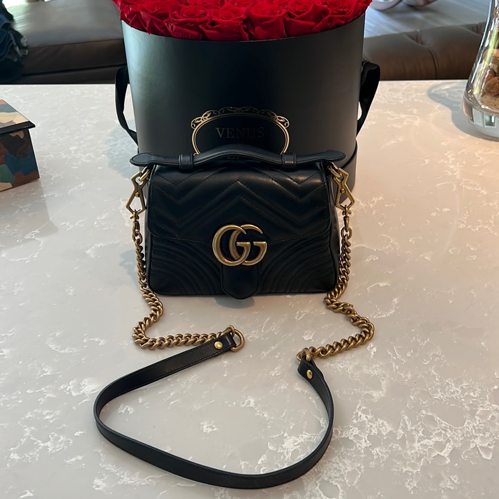 SOLD SOLD SOLD Gucci Leather Maramont Handbag